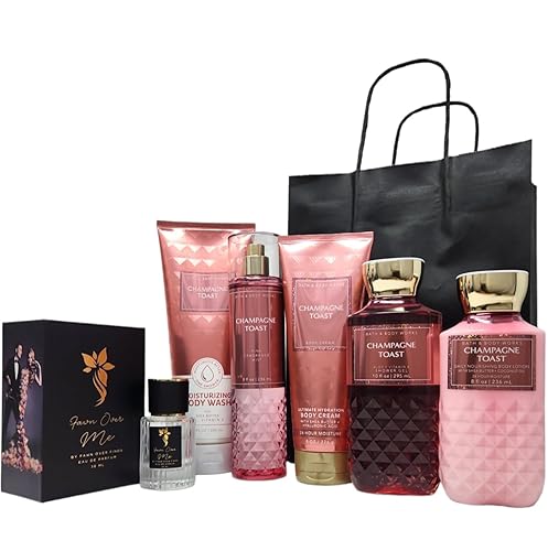 Miniatura 4 de Bath and Body - Juego de regalo de trío de cerezos japoneses con perfume Fawn Over Me y bolsa de regalo