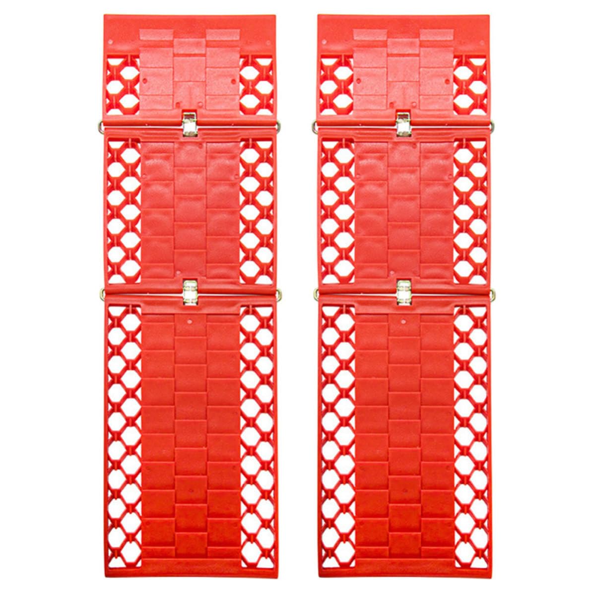 Tapis de traction de voiture pliable Jojofuny à 3 sections pour désenlisement d'urgence