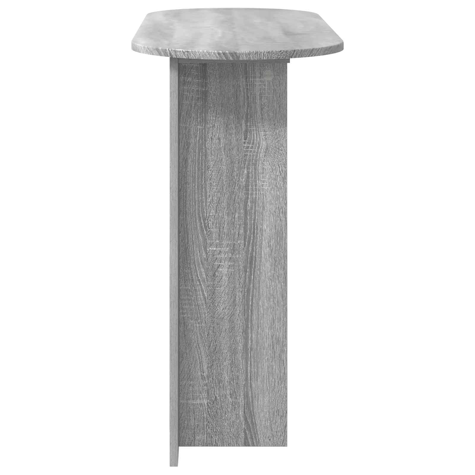 Sonoma stolik konsolowy, szary, 100 x 39,5 x 75 cm, materiał drewnopochodny, idealny jako stolik ścienny, stolik pomocniczy lub stół dekoracyjny do przedpokoju i salonu