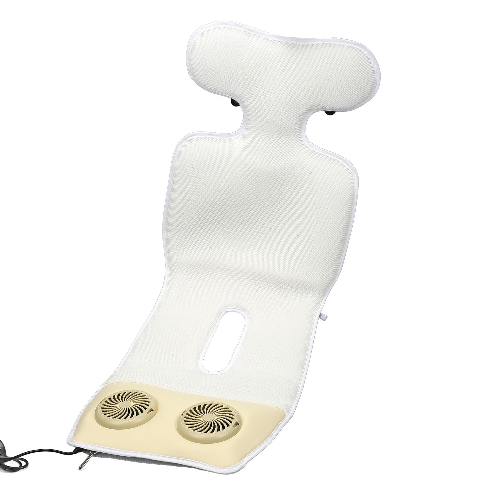 Generic Cuscino per Sedile con Doppia Ventola per Passeggino per il Raffreddamento Estivo, Design Universale Ventilato per Bambini, Materiale Premium, Tessuto di Cotone - Adatto Alla Maggior Parte