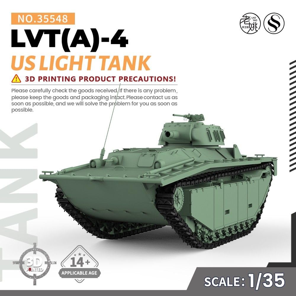 SS35548 1/35 Model Wojskowy US LVT(A)-4 CZOŁG LEKKI