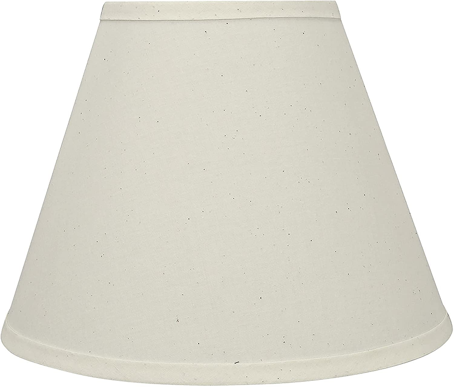 Aspen Creative 58876A, Empire Uno Lamp Shade, Off White, 6" Top x 12" Bottom x 9" Slant Height, Slip UNO 33mm