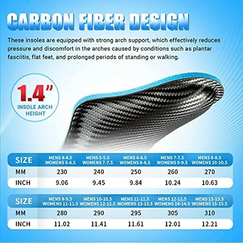 Plantillas de arco para mujeres y hombres, plantillas ortopédicas para aliviar el dolor de pies planos, fascitis plantar, dolor de talón