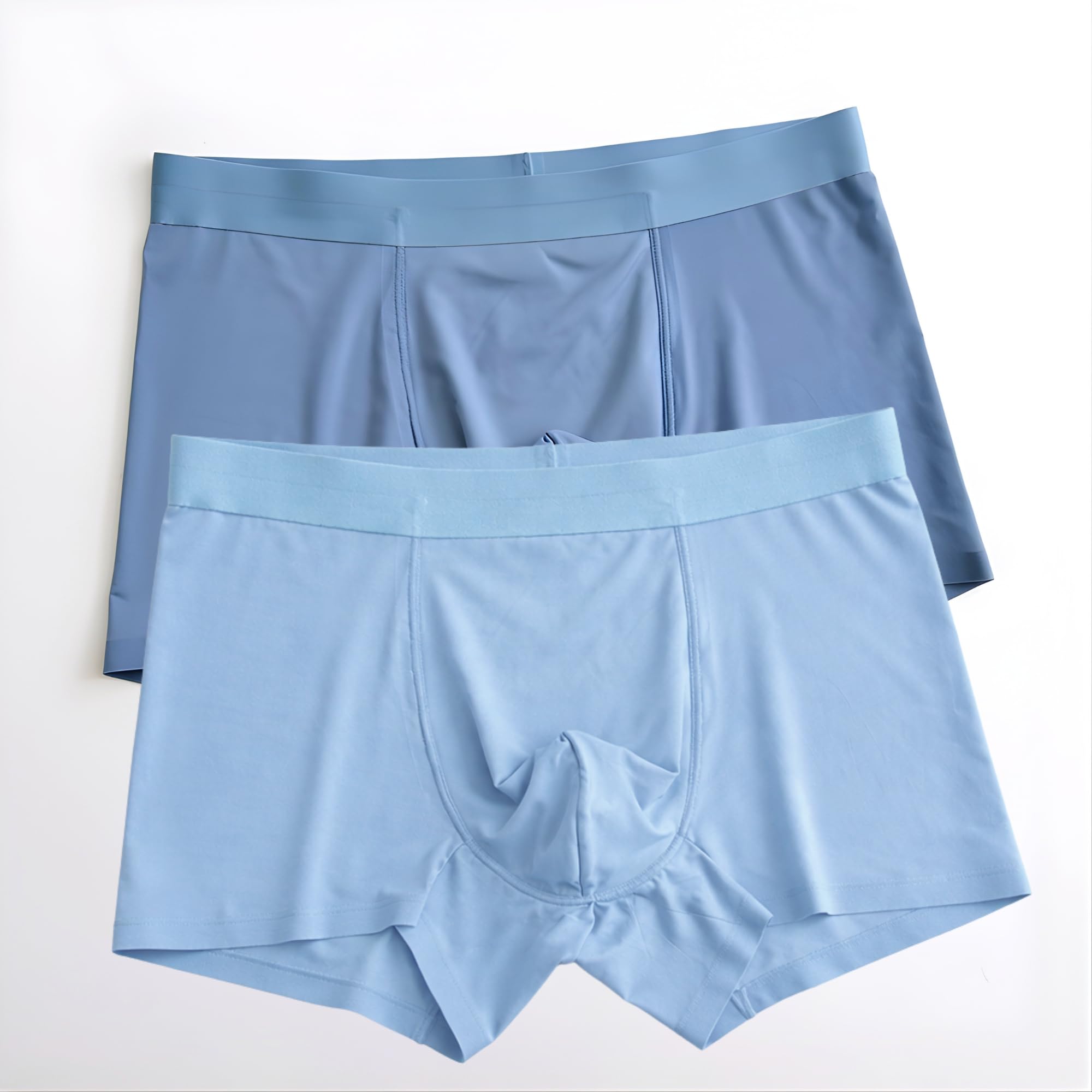 Men’s Combo Solid Color Trunk Underwear | Soft Cotton Stretch Comfortable Boxers | Breathable Everyday Innerwear for Men | Elastic Waistband Trunks-picture-21