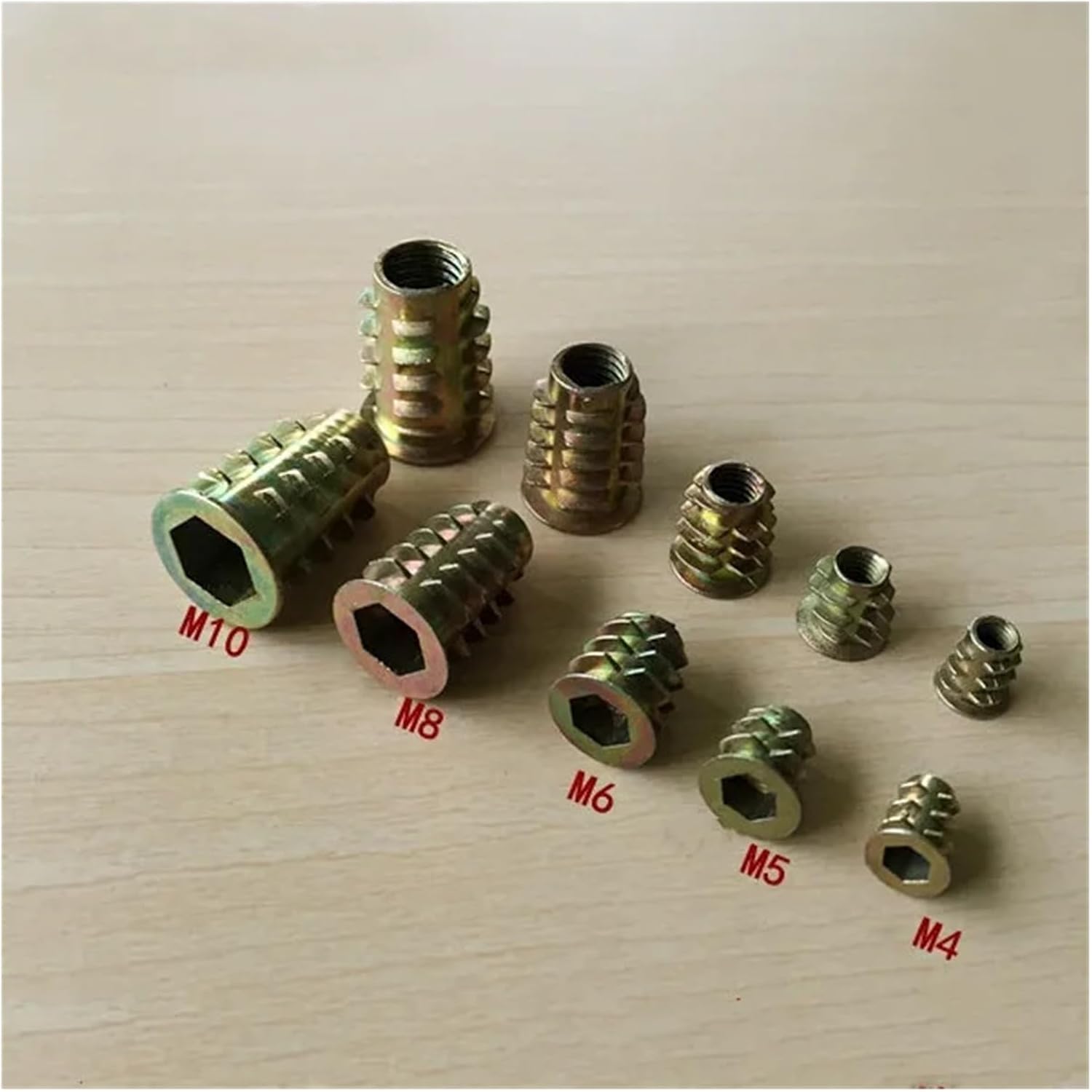 Amazon.com: SeroNi 10/20/30/50Pcs M4 M5 M6 M8 M10 Zinc Alloy Thread for ...
