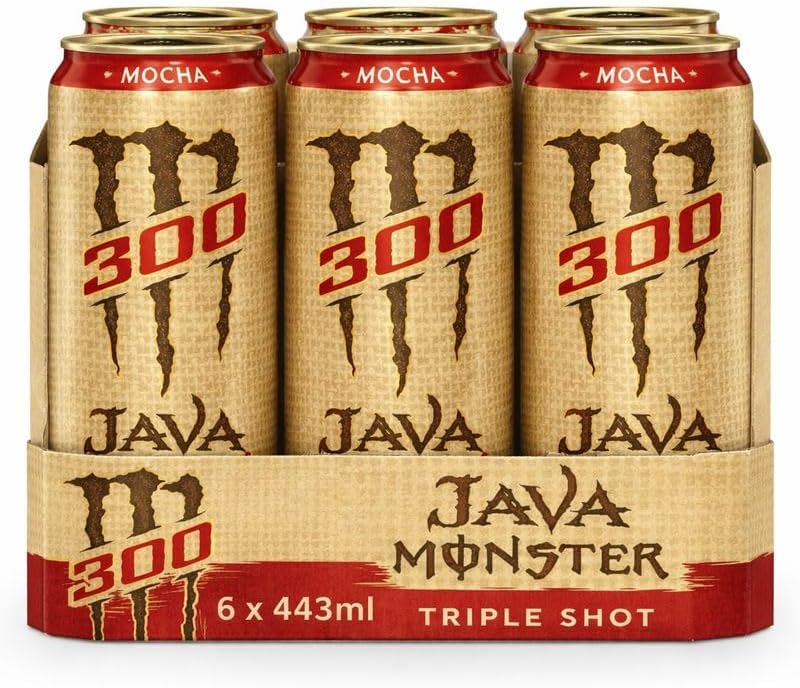 Monster Java 300 Triple Shot Mocha Coffee Drink (Pack Of 6) - 443ml Can ...