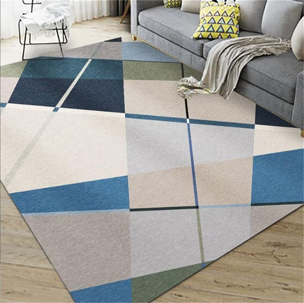 Tapis sol enfant bleu et doux idéal pour une chambre de garçon