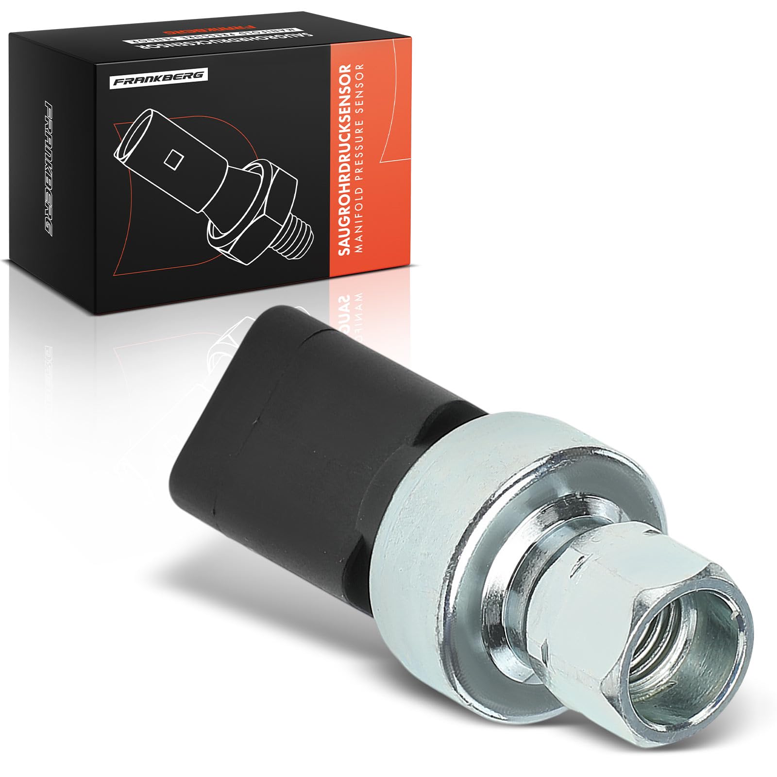 Frankberg Interruptor de presión Sensor de presión del aire acondicionado 3-Polos Compatible con Partner Tepee 807 EB 407 SW 6D 6E Expert Tepee VF3X 5008 0E 0U Replace# 9647971280