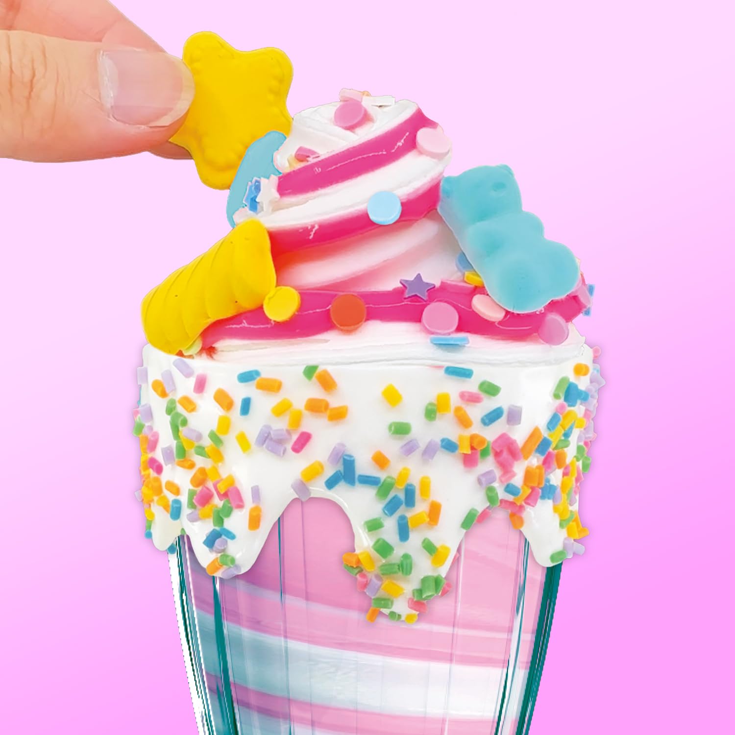 So Slime Sensations Sugary Crush Deluxe Pack - Zrób zabawne smakołyki slime z różnych związków - koktajl mleczny, gofry, pączki 6+