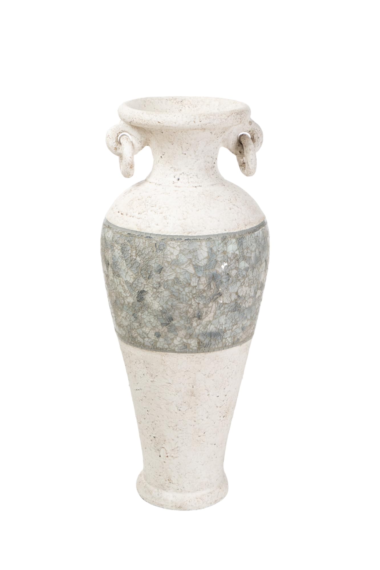 JARRON ASAS TERRACOTA/MOSAICO