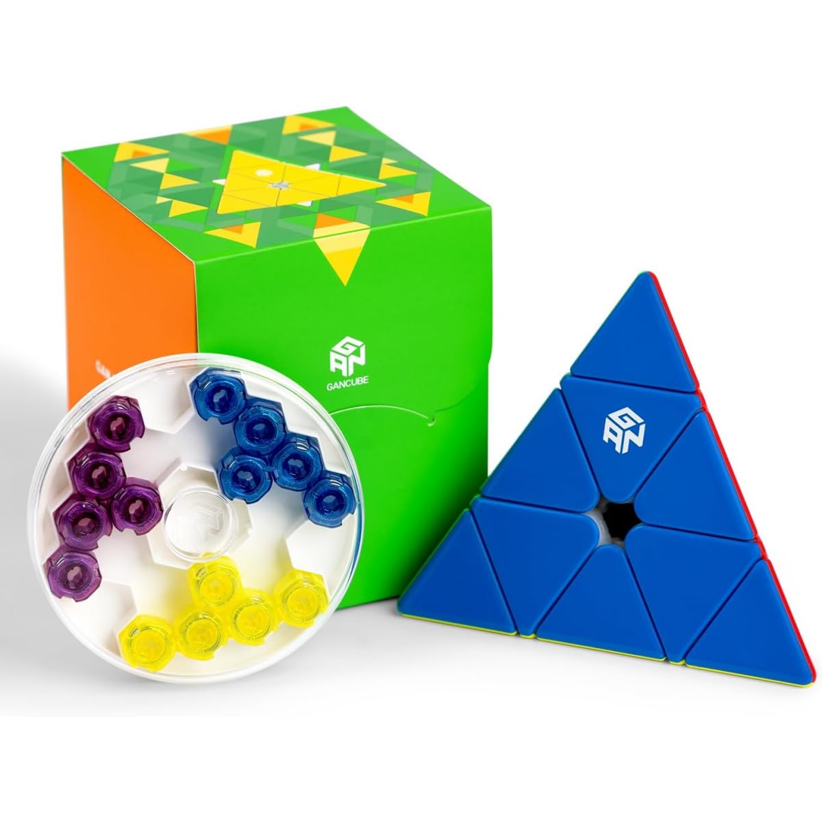 GAN Pyraminx M 3x3 60 Magnetic Speed Cube Stickerless Enhanced