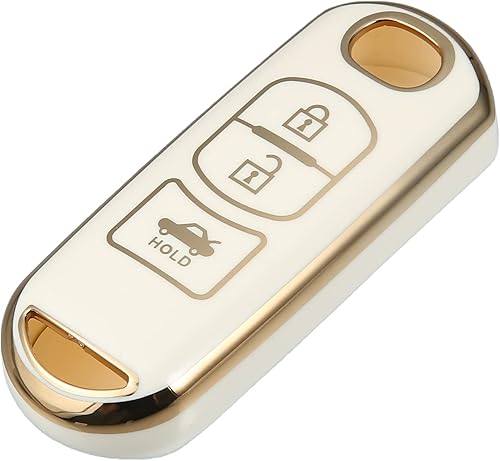 ACROPIX Funda de TPU para llavero de entrada sin llave de 3 botones para Mazda 2 3 6 CX3 CX4 CX5 CX7 CX9 Atenza Axela MX5 Miata - Paquete de 1 color