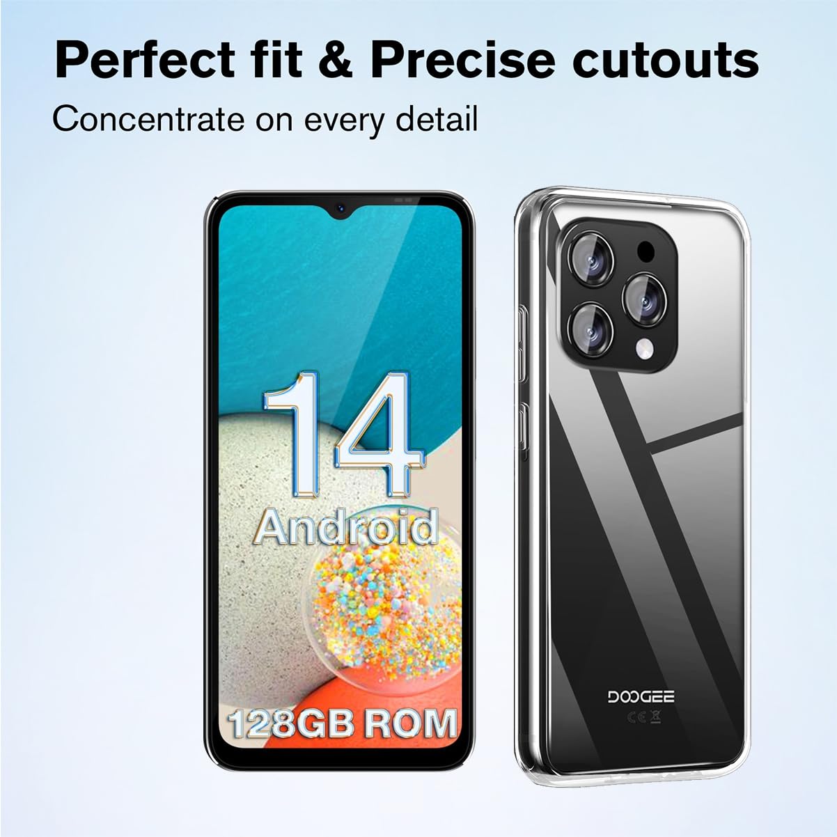 HuiYouMY Case Compatible with Doogee N55 / N55 Pro / N55 Plus Cover for Doogee N55 / N55 Pro / N55 Plus - Image 2