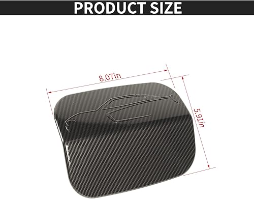 Miniatura 3 de JWWY Tapa del tanque de combustible, tapa de tanque de gasolina, llenado de combustible, cubierta de tanque de gasolina, accesorios exteriores para