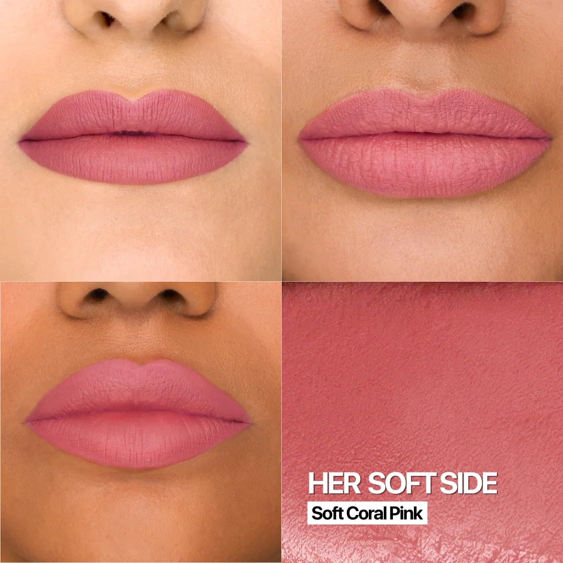 IRIS Cosmetics Velvety Matte Liquid Lipstick, Long Lasting, Transferproof, Vitamin E, Her Soft Side- 6.8ml