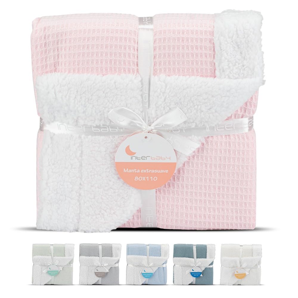 Manta Interbaby para Bebé: Suave, Cálida y Cómoda 80x110cm