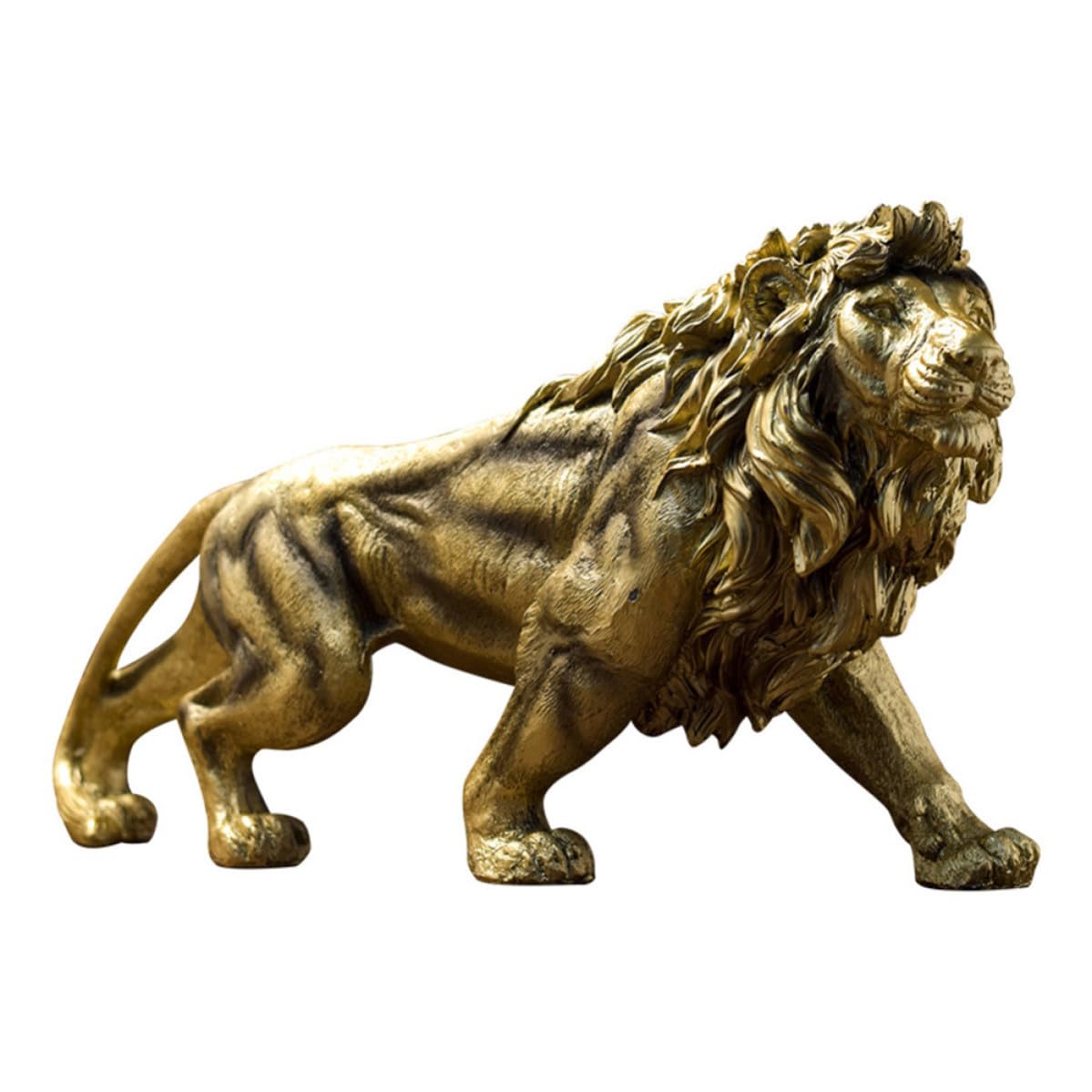 Statue de lionceau en résine style chinois pour la décoration de la maison et du bureau