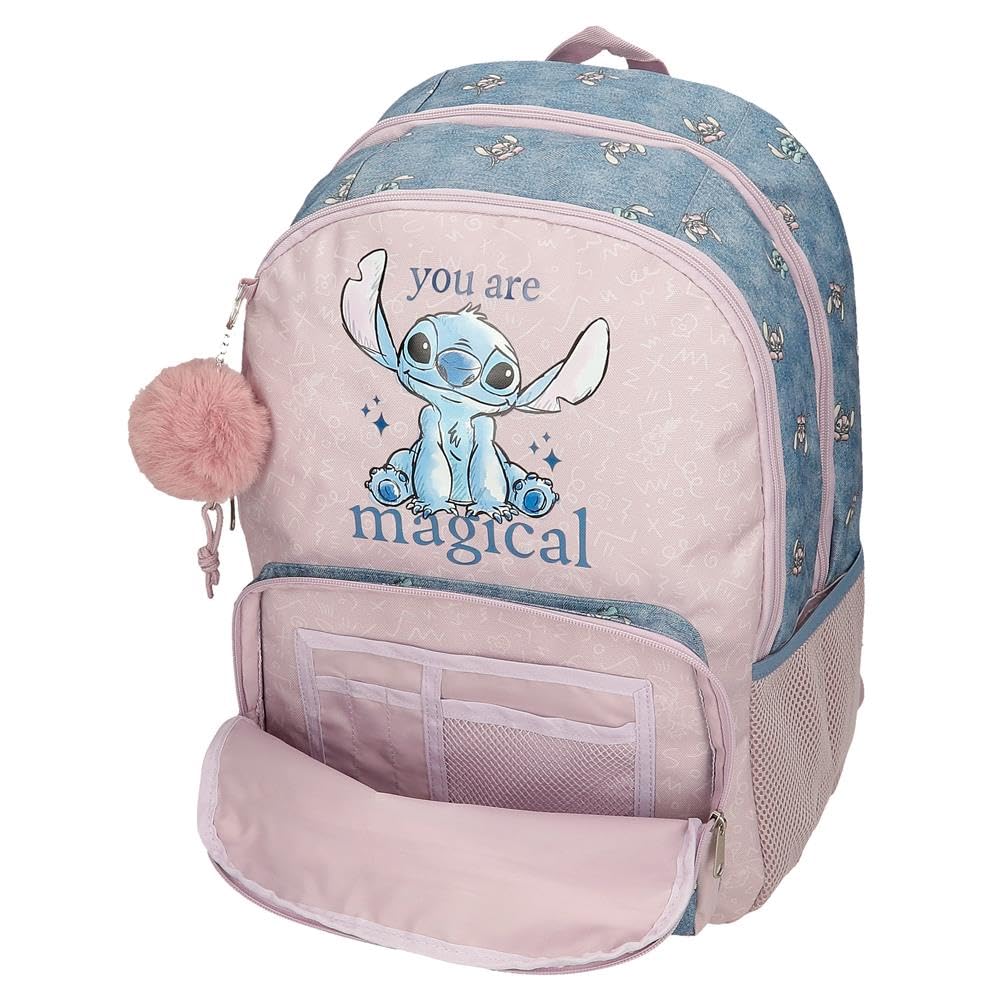 Joumma Bags Disney Stitch You are magical Rucksäcke, Schulrucksäcke, Kinderrucksäcke, Inkl. dekorativem Pompom, diverse Fächer
