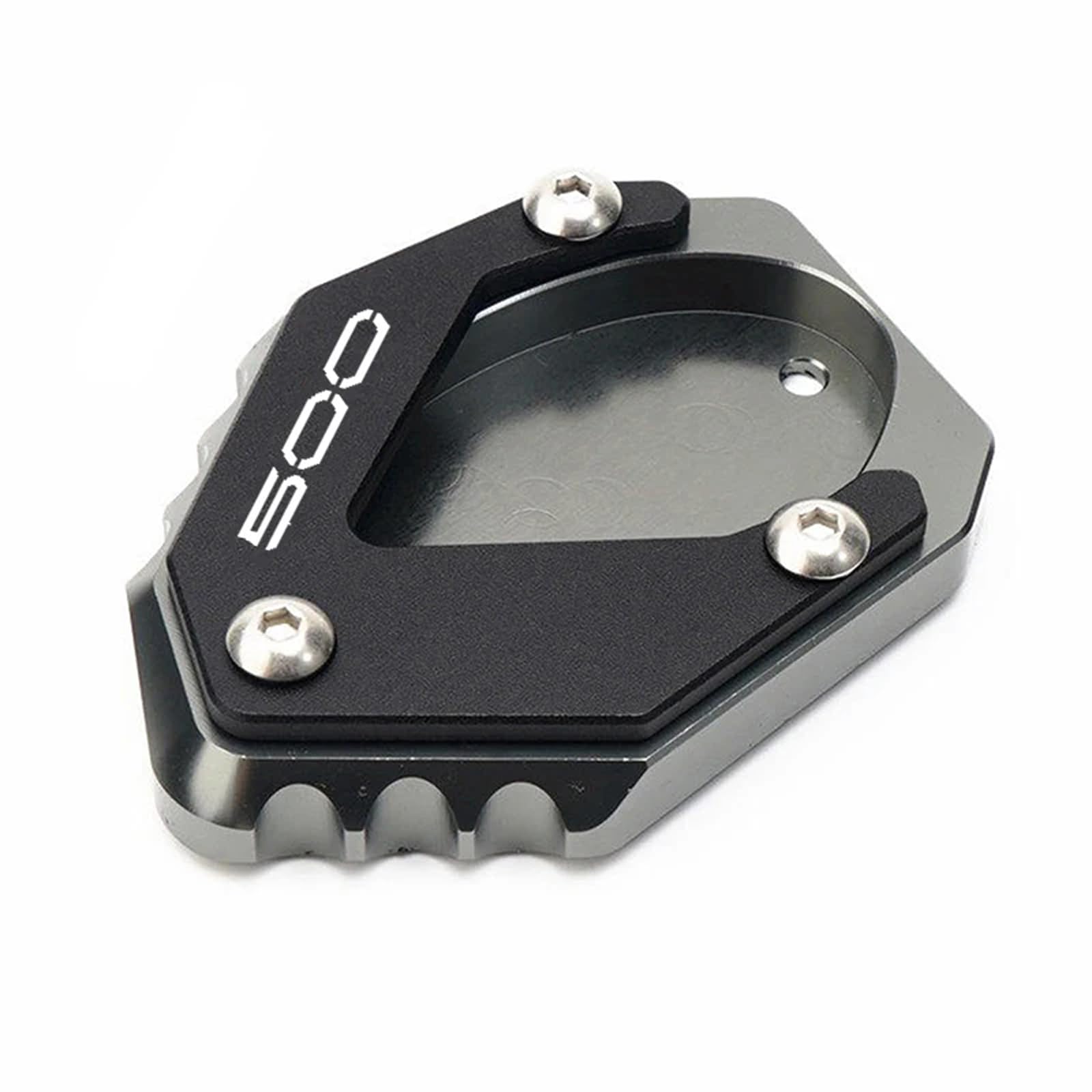 Per Ninja 500 Z500 SE 2024 2025 Accessori Supporto Estensione Cavalletto Laterale Moto Piastra NINJA Z 500 Eliminator 500 (Grigio)