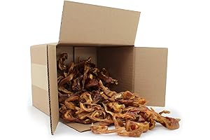 GigaBite Roasted Pig Ears: Wholesome and Durable Dog Treats