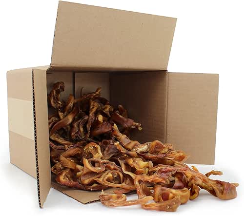 Best Pet Supplies GigaBite Roasted Pig Ears for Dogs -