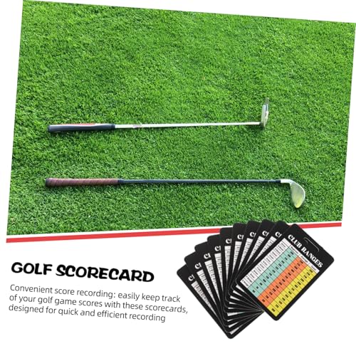 10 tarjetas de puntuación para golf reutilizables miniatura 7