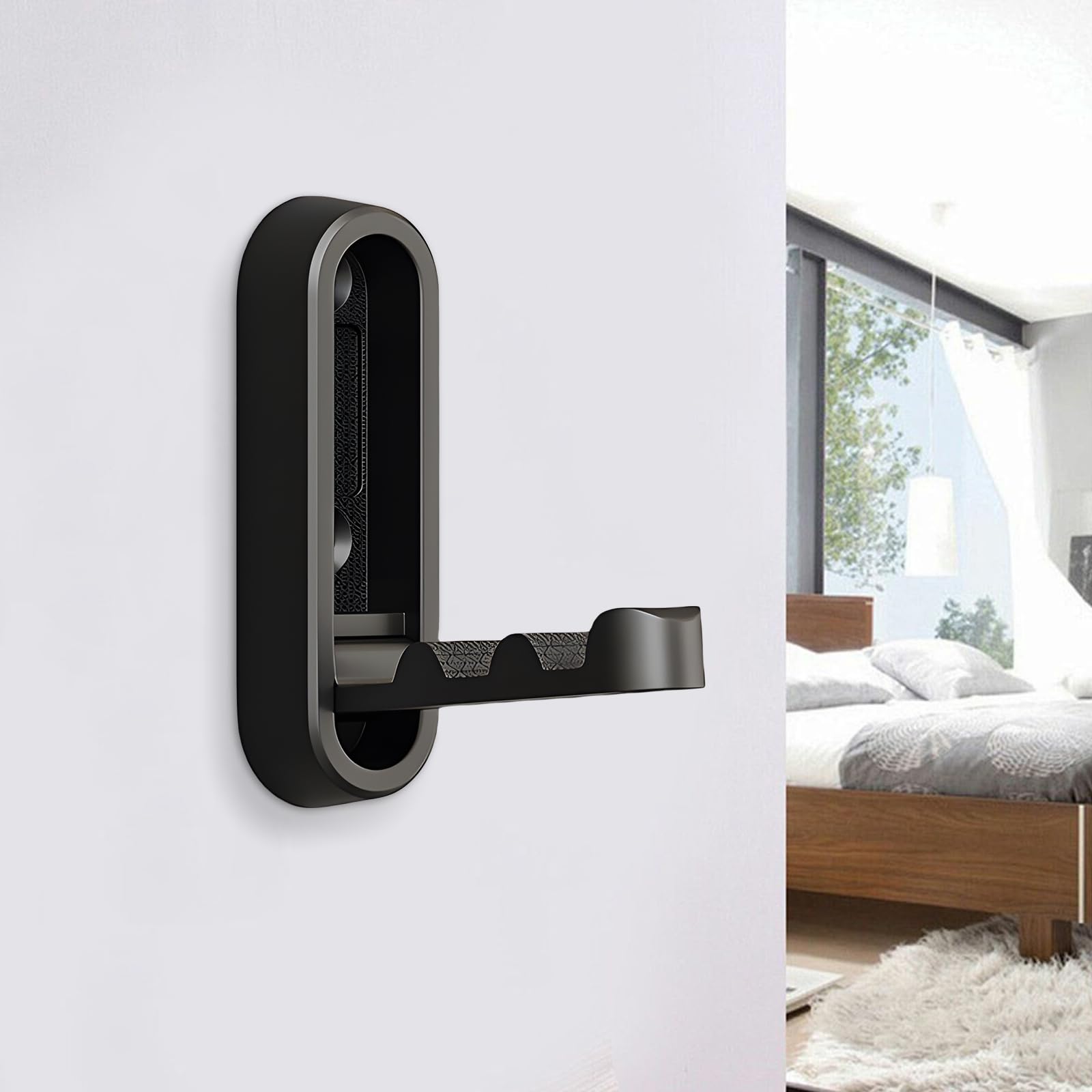 AURIVISTA 4 Pcs Foldable Hooks, Folding Wall Hook for Entryway Living Room, Bedroom - Image 3