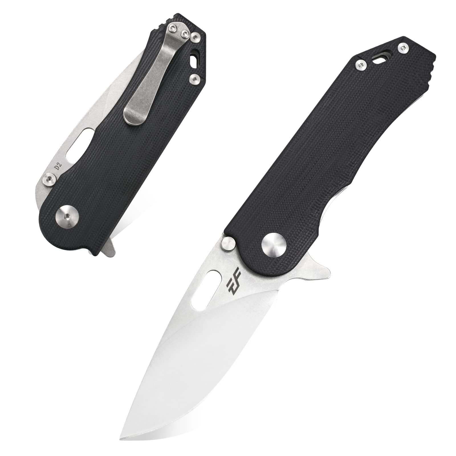 Amazon.com: Eafengrow EF32 Folding Knife D2 Steel Blade and G10