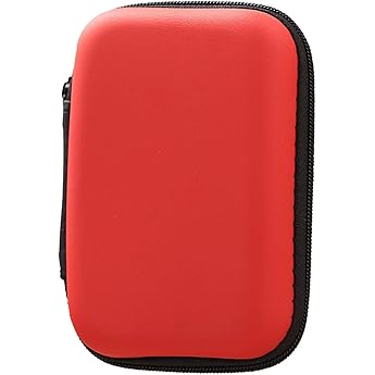 Electronics Organiser Waterproof Storage Bag for Electronics Accessories Portable Travel Organizer Bag for Cables Chargers Hard Drive Power Bank Playing Cards Black