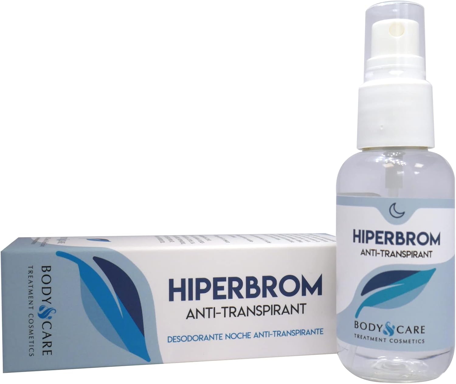 HIPERBROM NOCHE Pieles Sensibles - Máxima Protección - Controla la Sudoración Excesiva y el Mal Olor