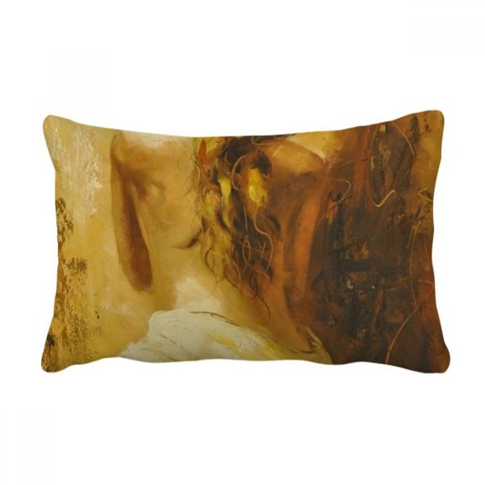 Coussin de décoration haut de gamme au motif artistique imprimé