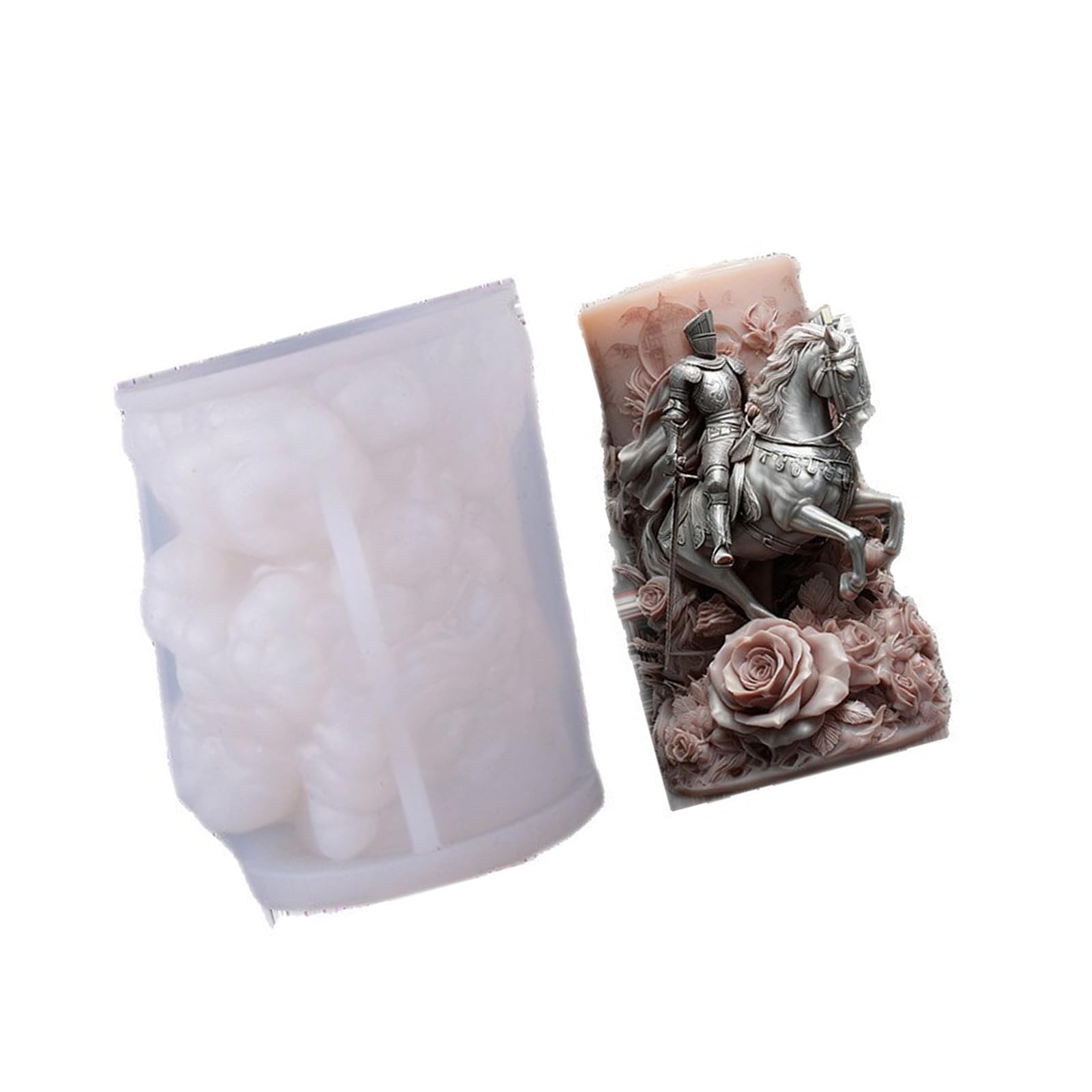 CAZSTYK Soldier Figurine Silicone Multipurpose Easy Demolding for Soap Resin Casting Decor Food Grade Elastomer Cast