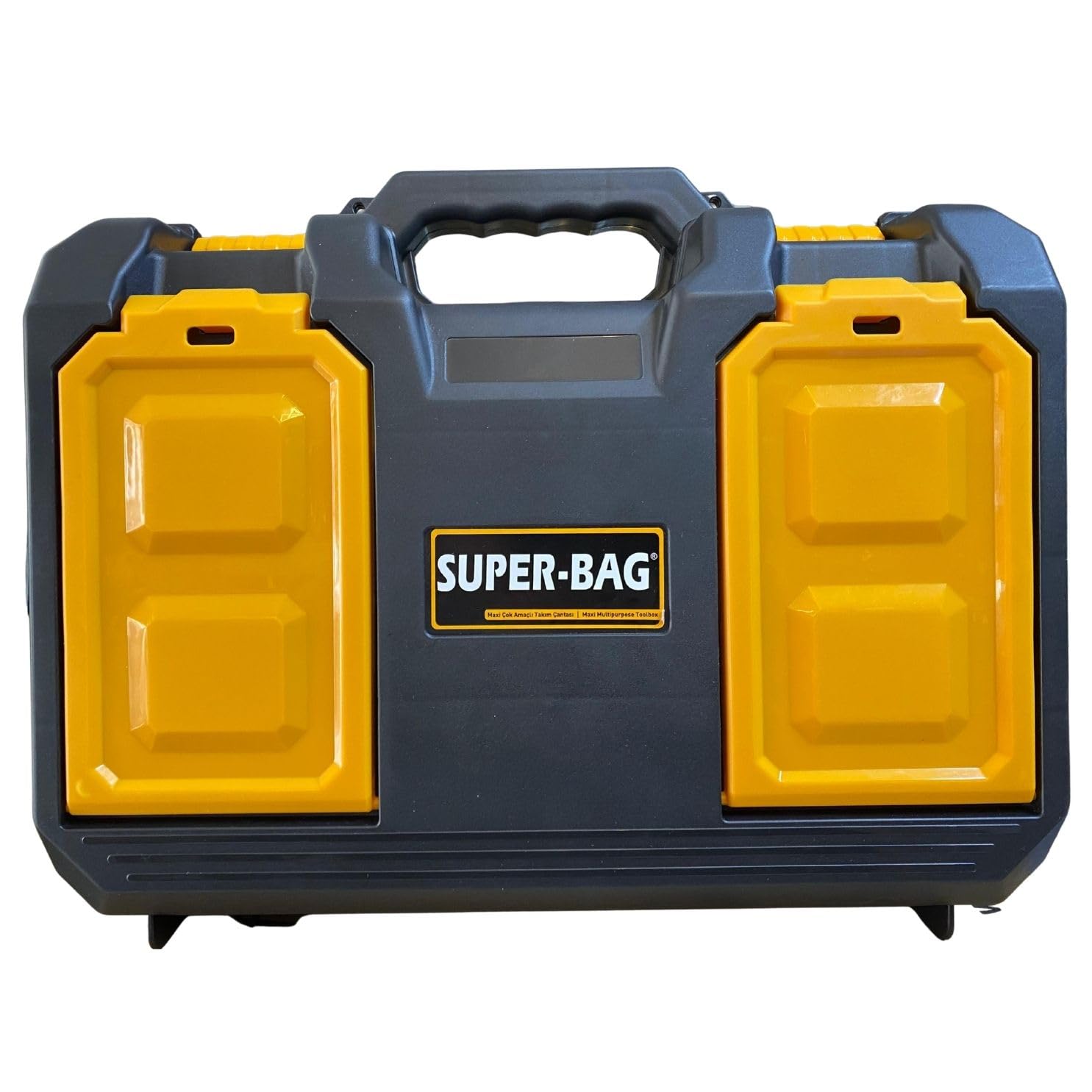 Super-Bag Maxi Çok Amaçlı Plastik Takım Çantası, İçi Süngerli,