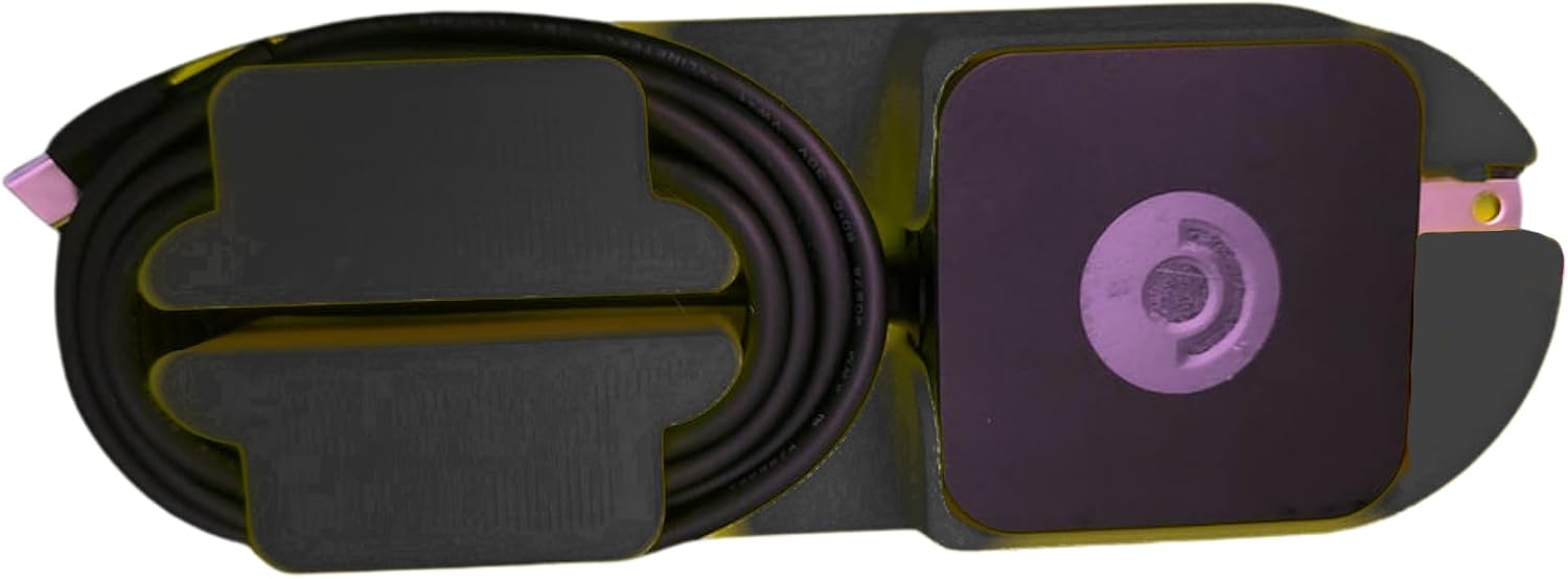 OLED Steam Deck Charger Storage Case - Compatible with Steam Deck Case Back (Black)
