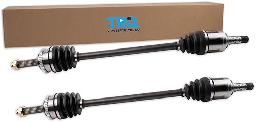 Miniatura 66 de TRQ Juego de 2 piezas de ensamblaje de eje CV delantero del lado del conductor y del pasajero, compatible con transmisión automática Mazda 3 i