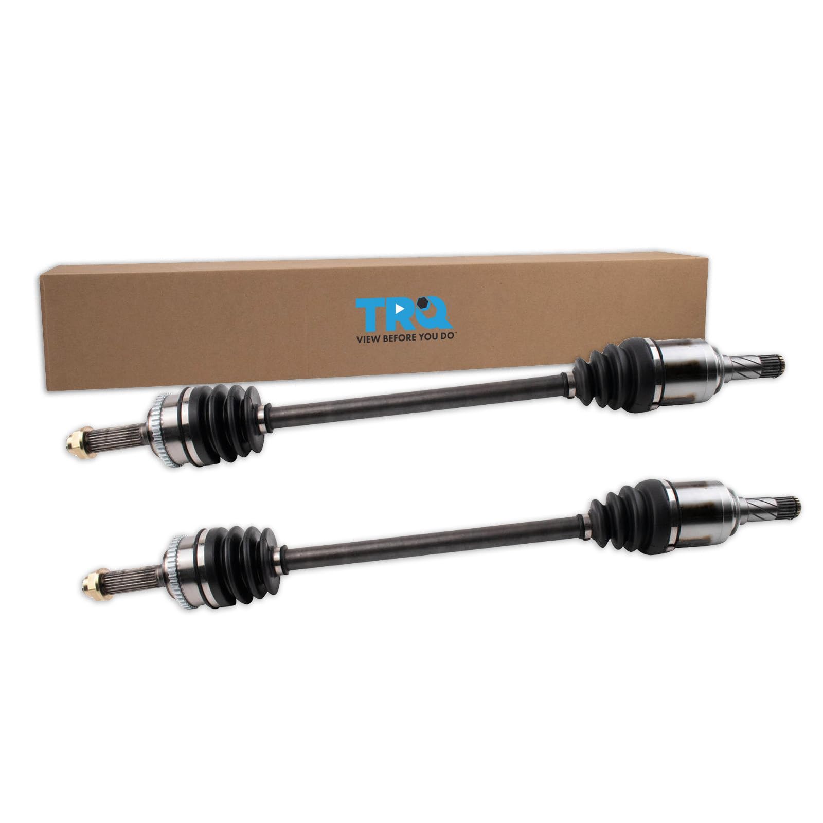 TRQ Rear Driver and Passenger Side CV Axle Assembly Set 2 Piece