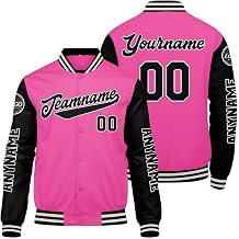 Custom Varsity Jackets for Men Women Youth Personalized Baseball Letterman Jackets with Stitched Name Number Logo