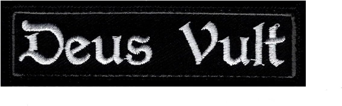 Deus Vult Christian Templar Knight in God Wills Hook Patch (3.75 X 1.0) DV3