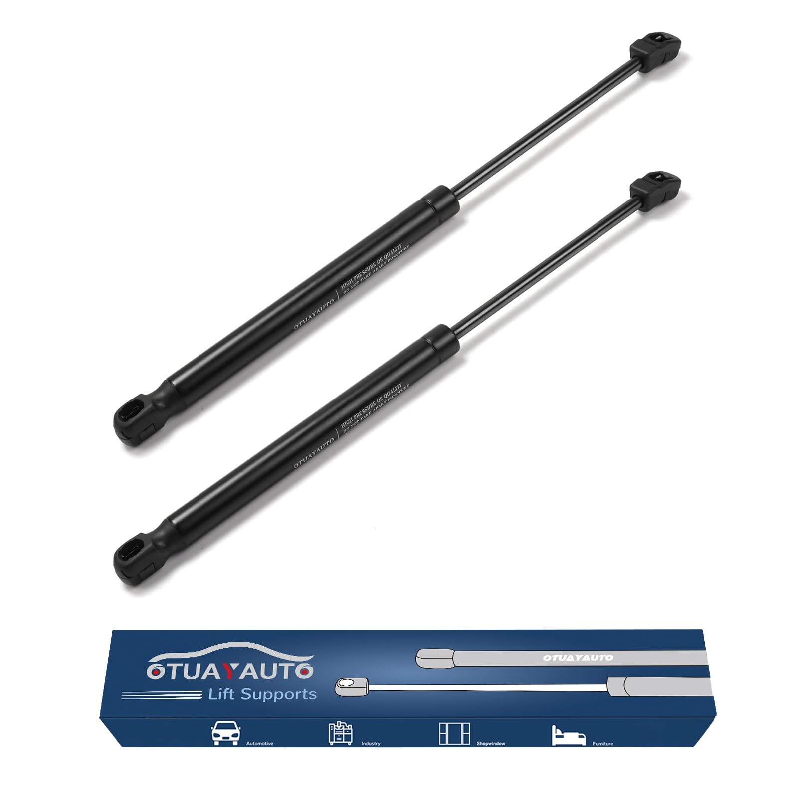 2PCS Hood Supports Shock Struts For Nissan Murano 2003 2004-2007 6328