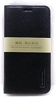 جراب فليب لهاتف هواوي Y520 - اسود، ألياف كربونيه