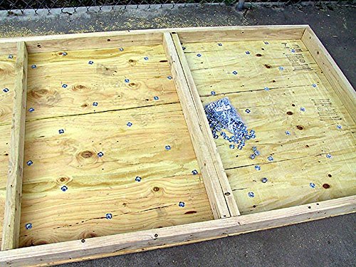 3/8"-16 T-Nuts (200 Pack), Zinc-Plated Steel Corrosion Resistant, 7/16" Barrel Length, 4-Pronged Tee Nut For Wood, Rock Climbing Holds, Cabinetry By Bolt Dropper #TOP6