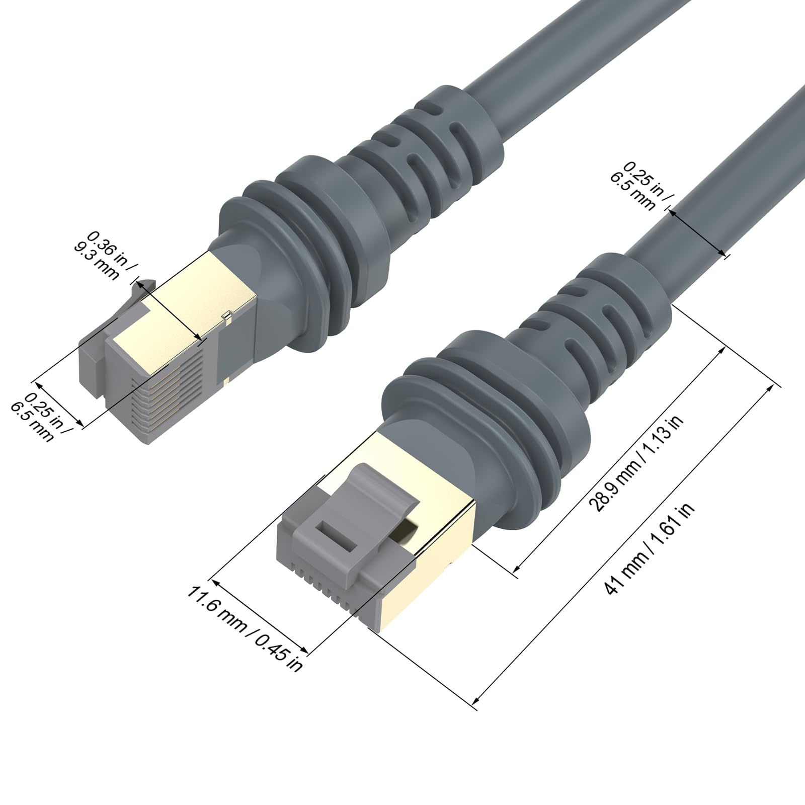 Cable Starlink Gen 3, Extensión de Cable Starlink Resistente al Agua para Starlink Standard Actuated Gen 3/Satellite V3 (30M)