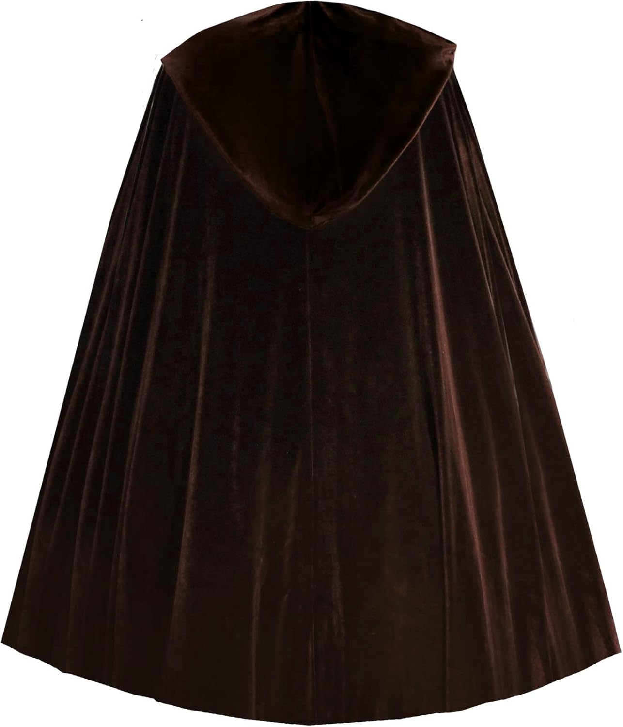Victorian Vagabond Gothic Steampunk Renaissance Velvet Capelet Cloak Brown