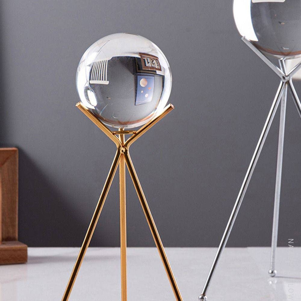 Globe Support de Boule de Cristal PréSentoir de Boule de Verre en MéTal