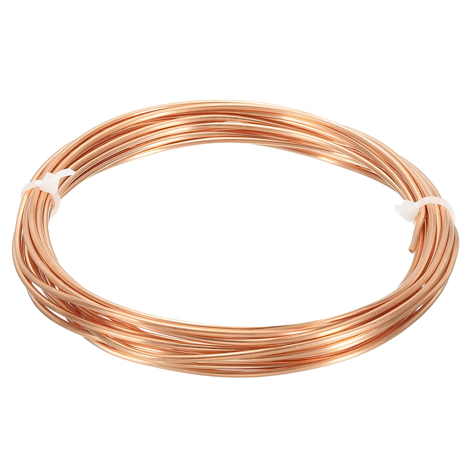DMiotech 1mm x 2mm Largo 5.0 M Refrigerador Cobre Tubería Flexible Tubo para Compresión, Aire Acondicionador Aire Asistencia
