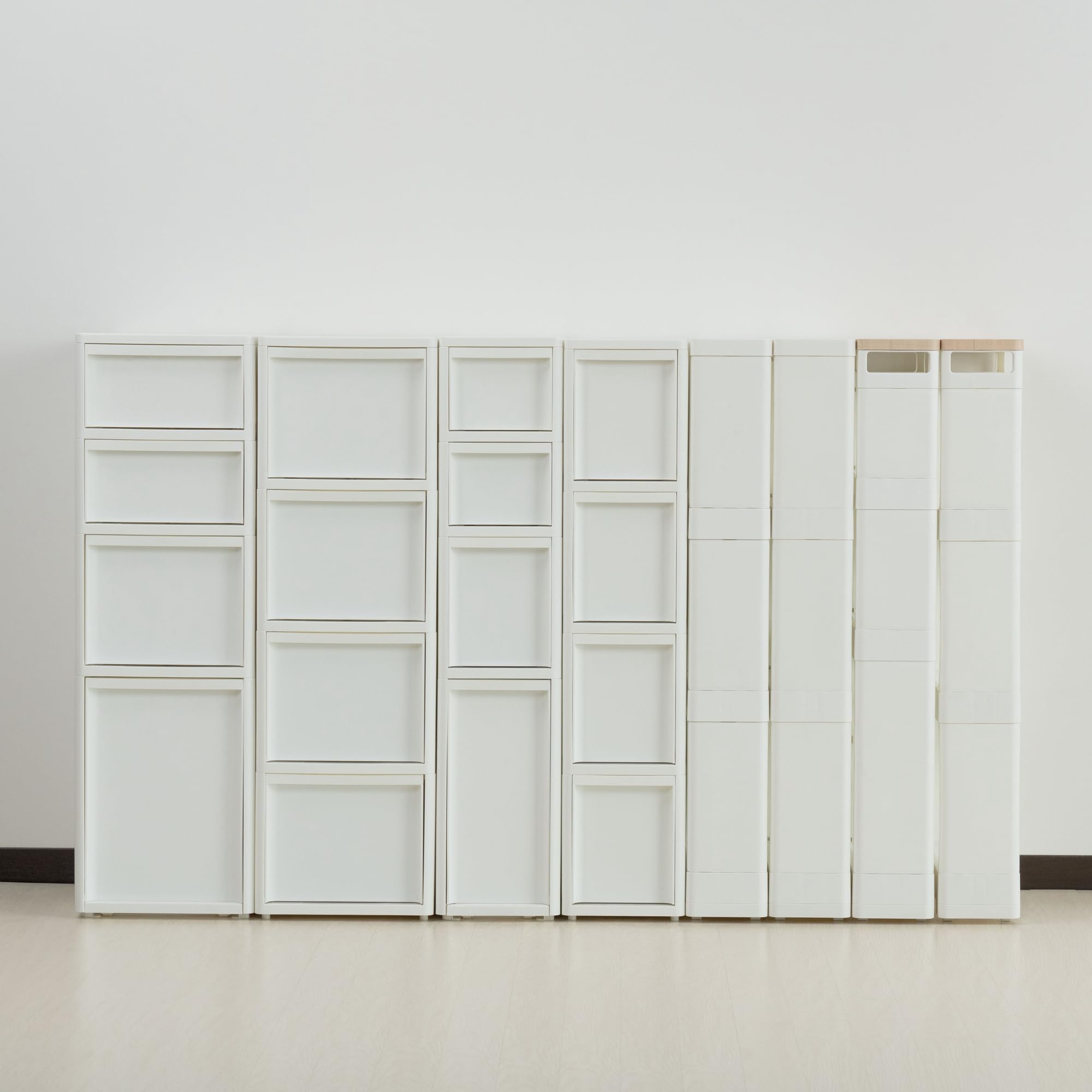 JEJ ASTAGE Gap Storage, Kitchen Storage, Recay, Middle Stocker, Made In Japan, Complete Product, S2M1L, 1-Tier, Coro, All White, Width 10.2 X Depth 15.7 X Height 33.5 Inches (26 X 40