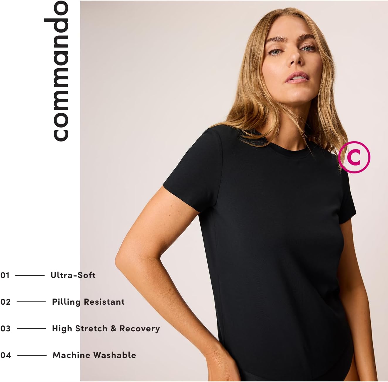 commando Women's Essential Cotton Crew Neck Bodysuit - Image 3