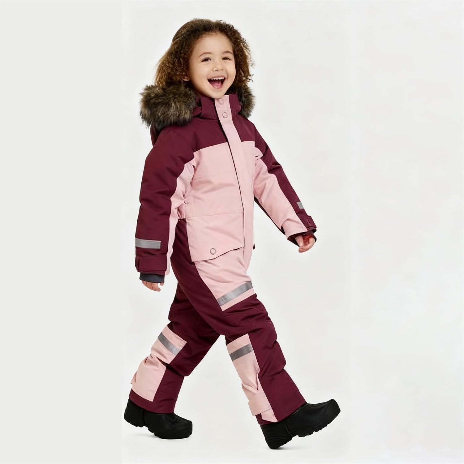 Snow Suit for Kids Waterproof Insulated Snowsuit One Piece Ski Suits Boys Girls Overalls Heavyweight Windbreak Warm Jumpsuit