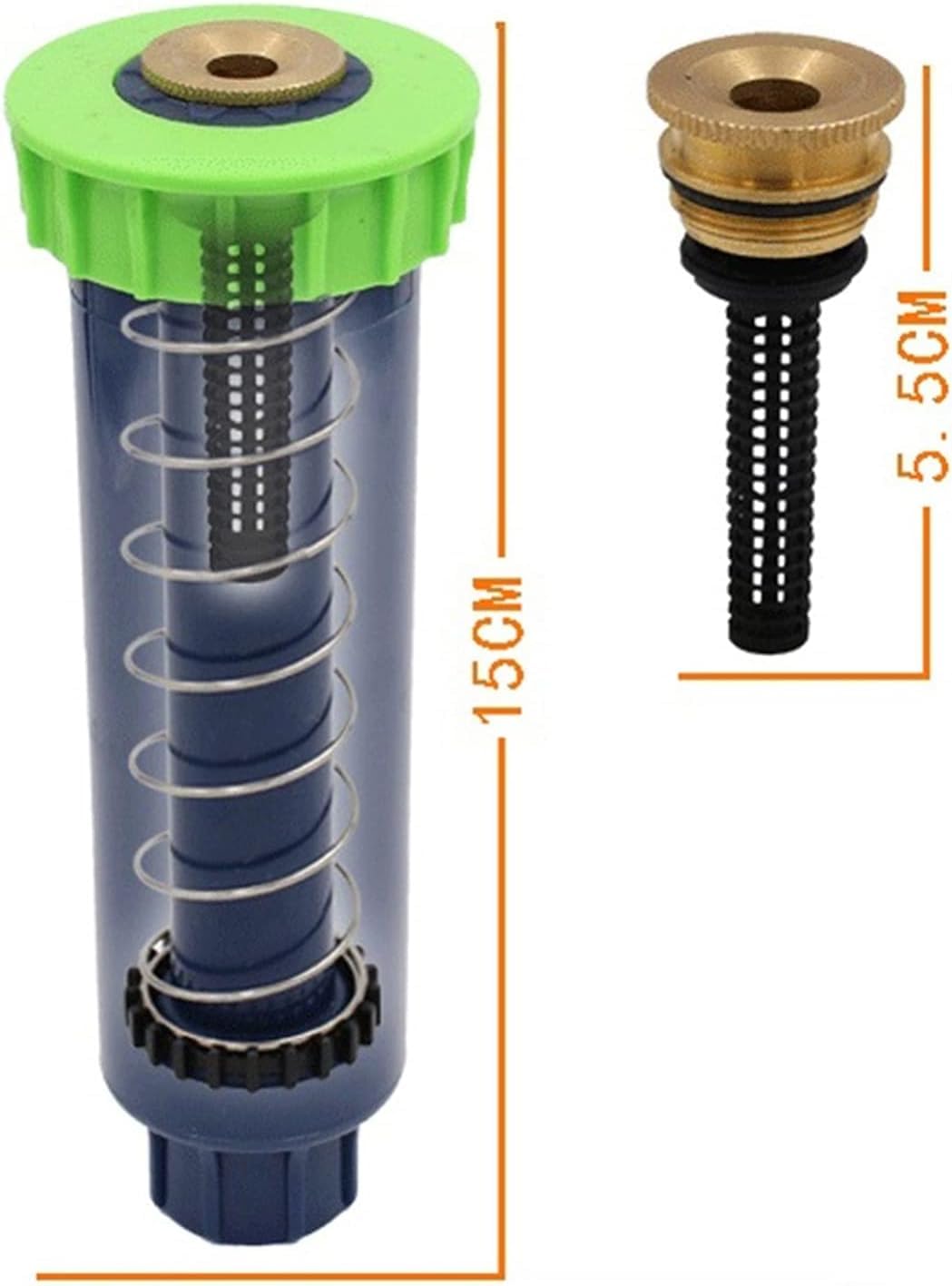 Strumenti per di irrigazione da Giardinaggio 10 Pezzi di Filettatura Femmina da 1/2 Pollice 90 180 360 Gradi Irrigatore Pop-up Irrigatore per irrigazione del Prato Forniture per irri