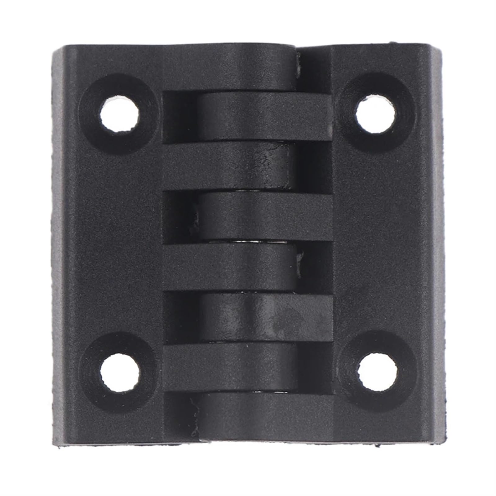 Evdmgzjapstj One Color Folding Door Hinge,1 Pcs Small Hinges Black Mini Plastic Bearing Butt Cabinet Abs(40X40)